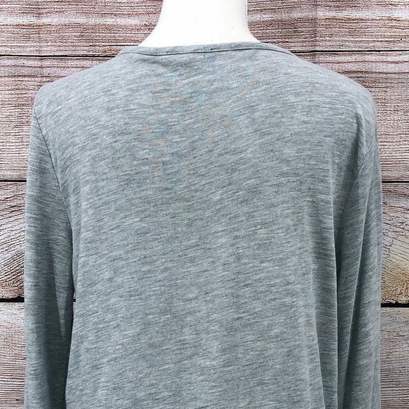 J Crew Mercantile Gray and White Twofer Sweater Size M - Picture 8 of 9